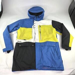 Armada 10k mm Hoodie Ski Jacket Size XL Mens Blue Multi Thinsulate Snowboard